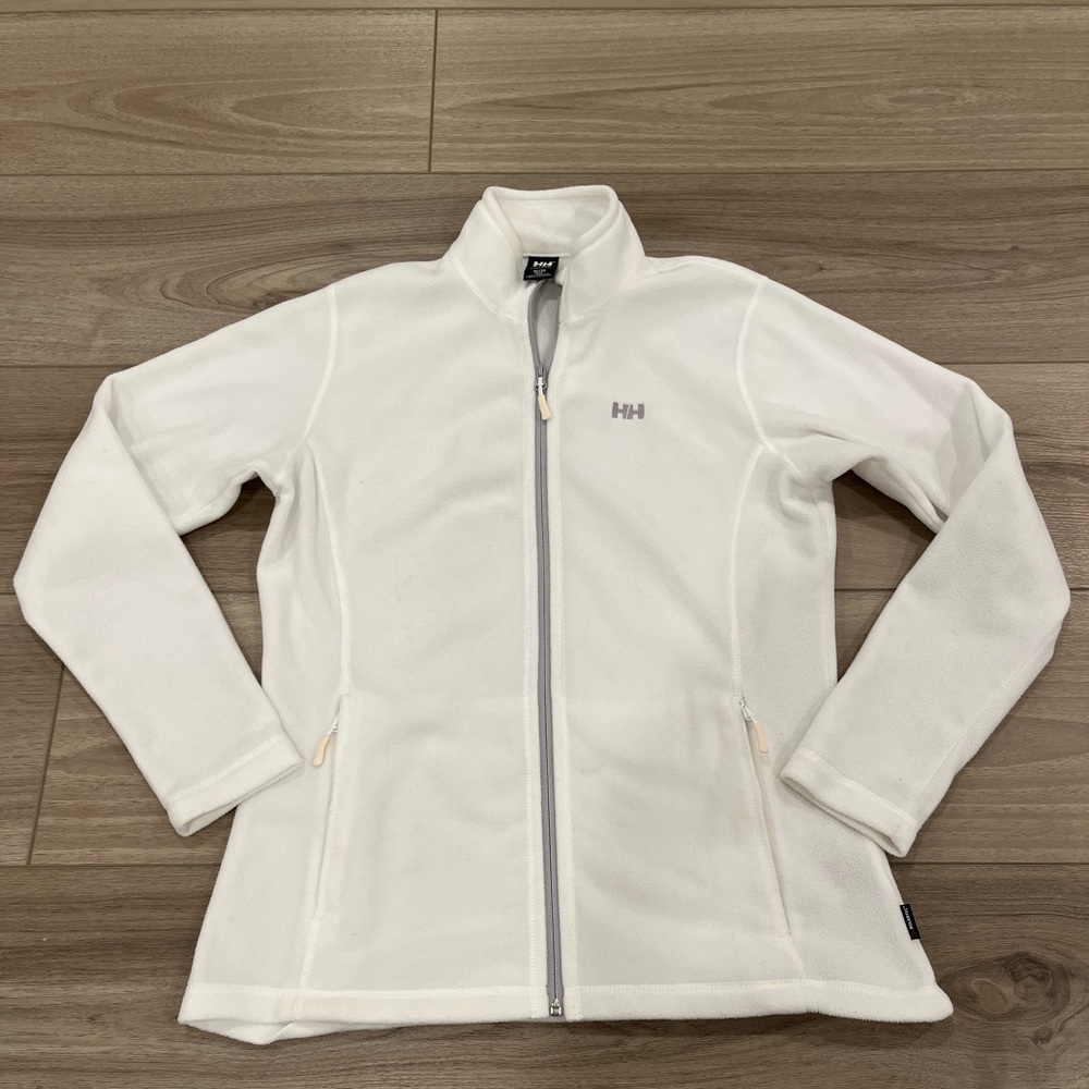 HELLY HANSEN Women Tecnopile Fleece Full Zip White Size XL